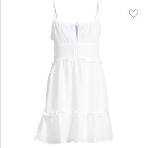 NWT BCBGENERATION Crinkled Front-Tie Dress
